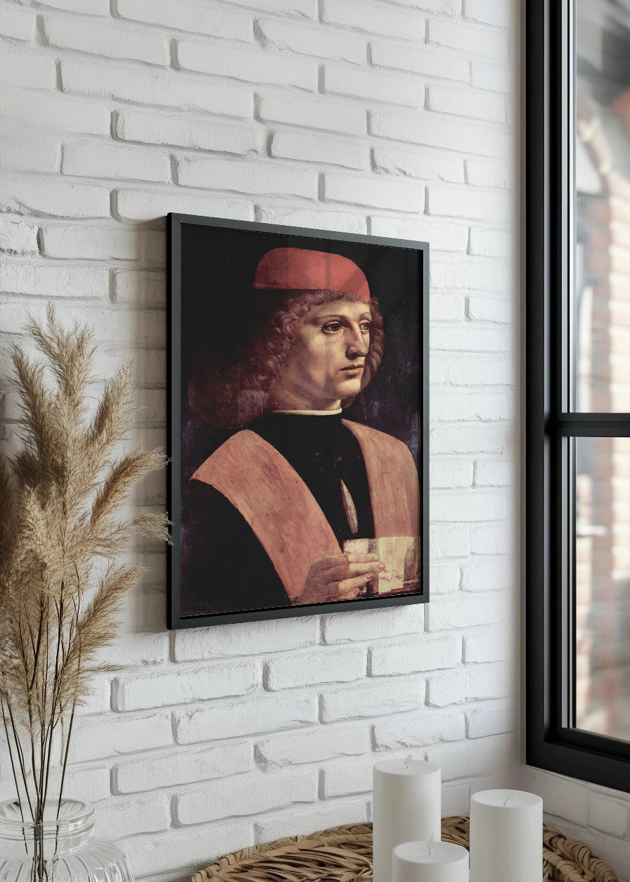 Cuadro ​Retrato de un músico (Leonardo Da Vinci)