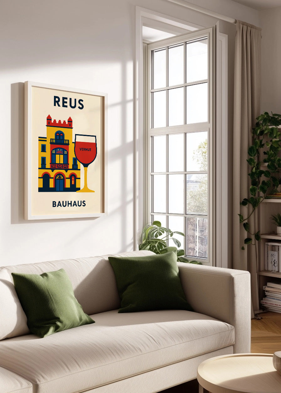 Cuadro Reus Poster Bauhaus