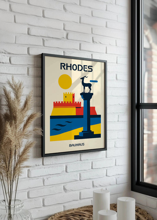 Cuadro Rhodes Poster Bauhaus