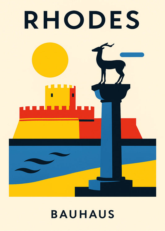Cuadro Rhodes Poster Bauhaus