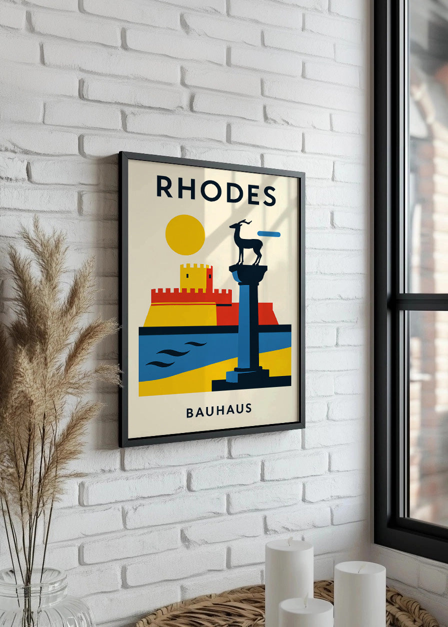 Cuadro Rhodes Poster Bauhaus