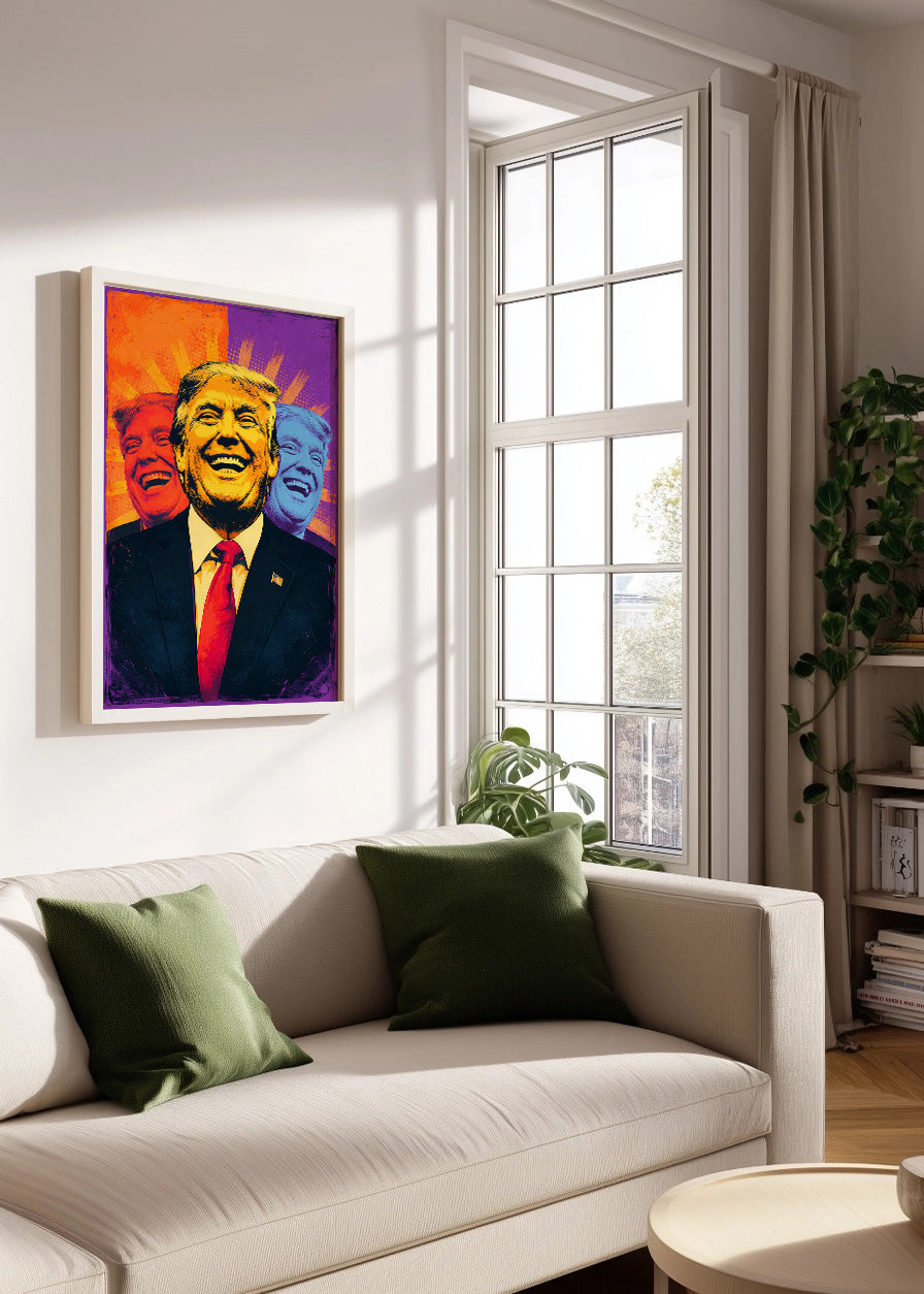 Cuadro Risa de Donald Trump
