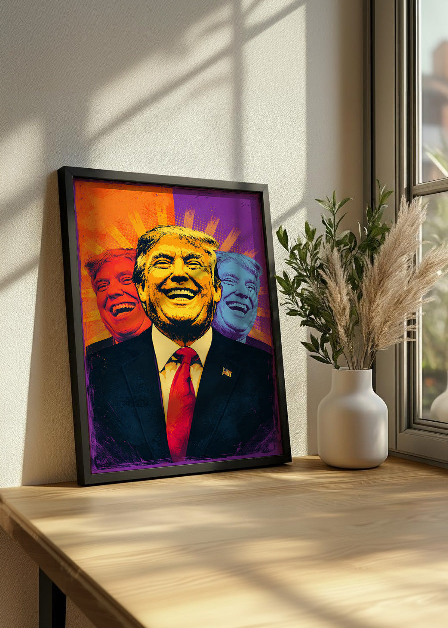Cuadro Risa de Donald Trump