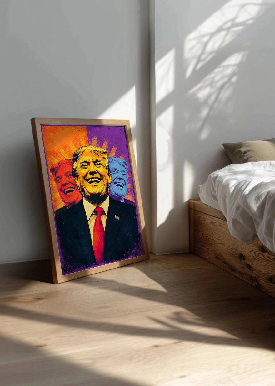 Cuadro Risa de Donald Trump