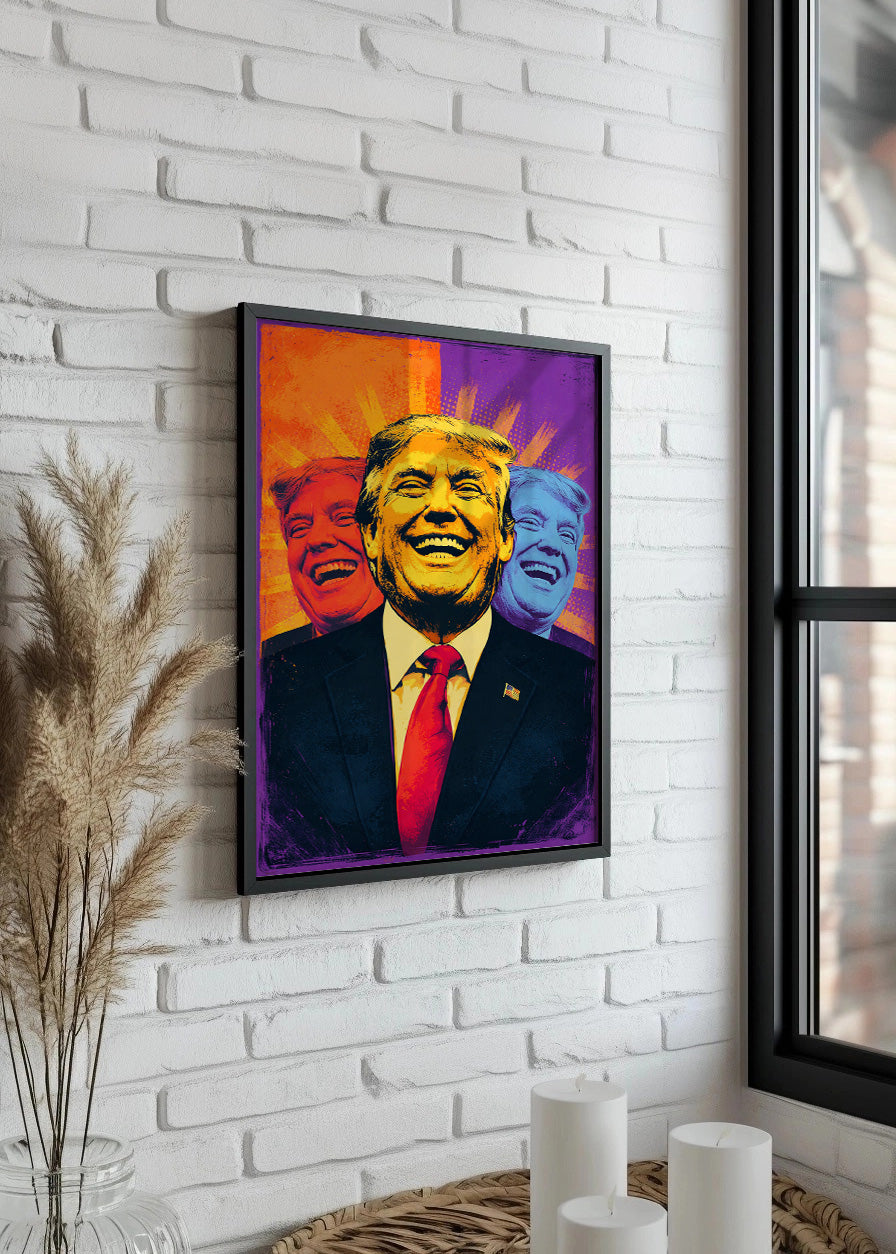 Cuadro Risa de Donald Trump