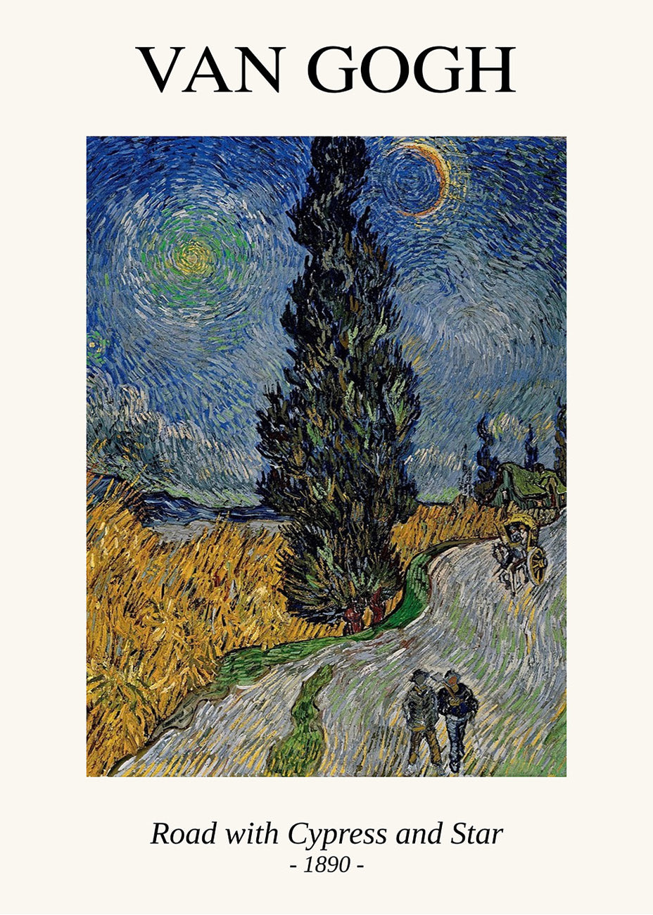 Strada con cipresso e stella (Van Gogh)