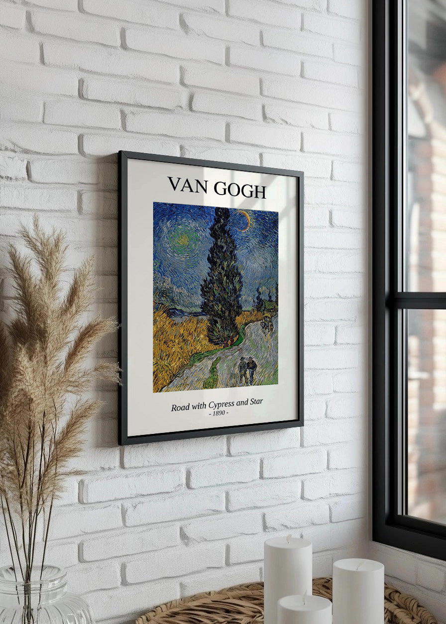 Strada con cipresso e stella (Van Gogh)