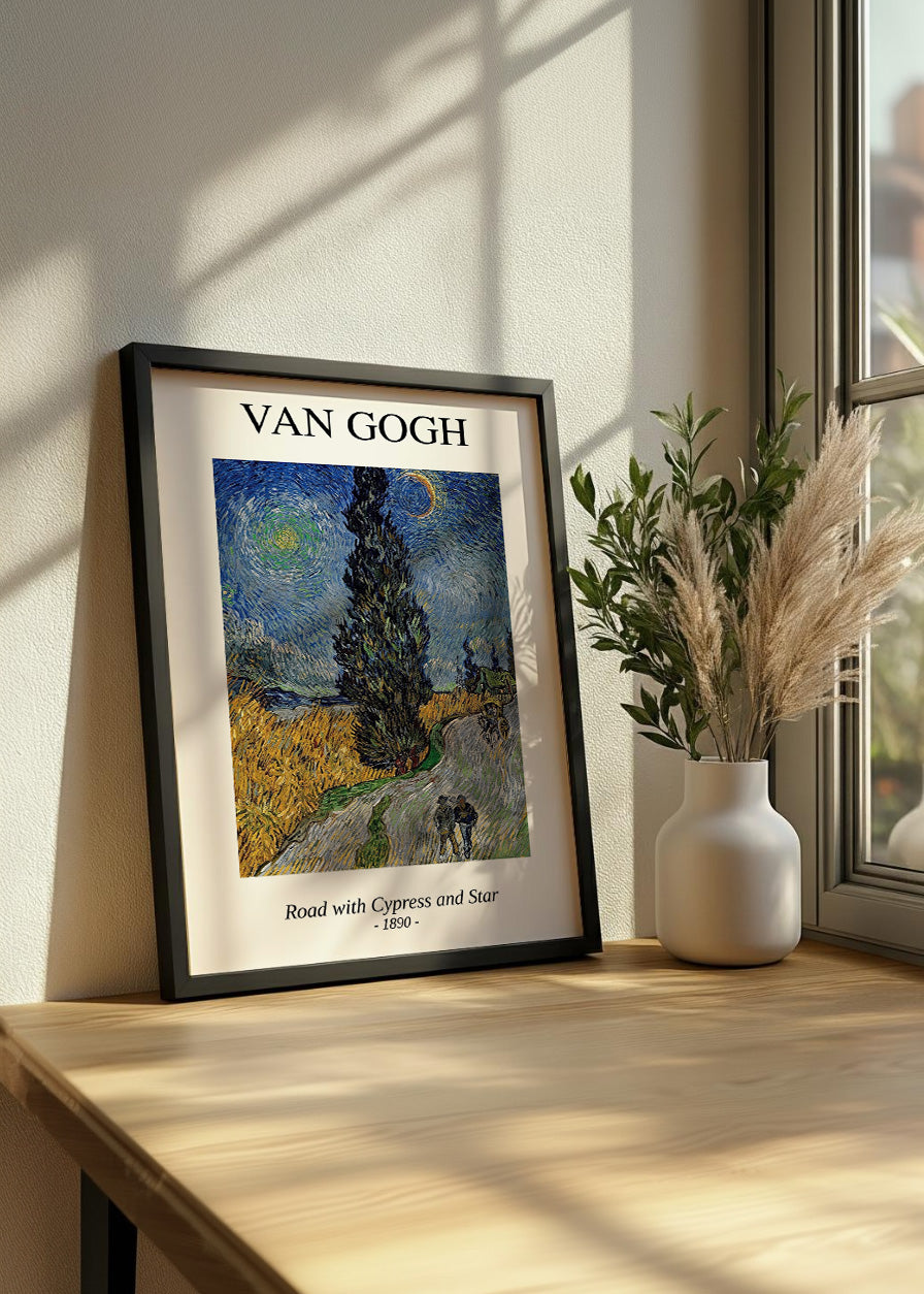 Strada con cipresso e stella (Van Gogh)