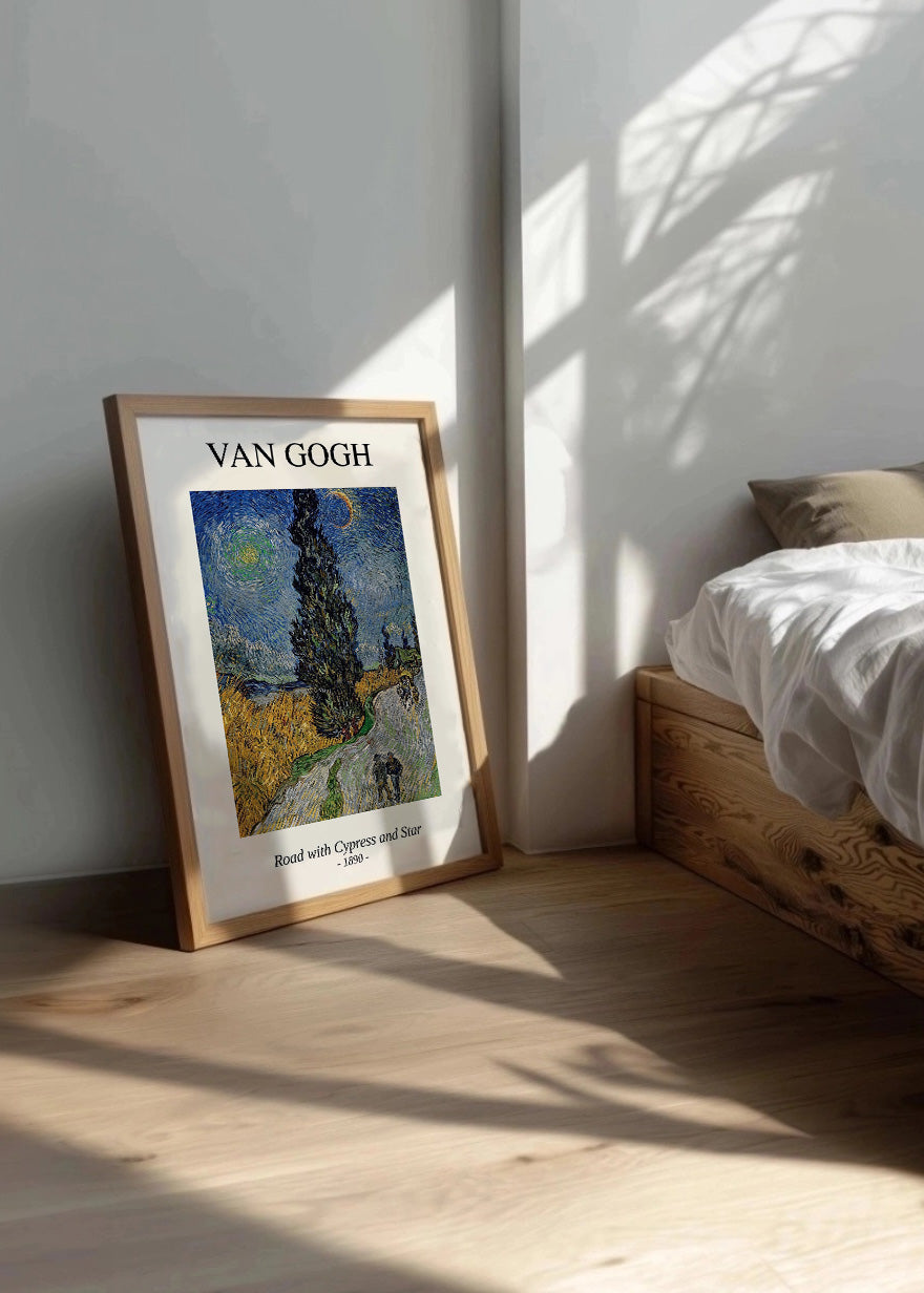 Strada con cipresso e stella (Van Gogh)