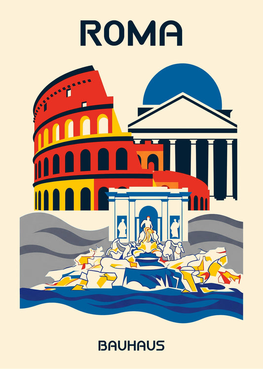Cuadro Roma Poster Bauhaus