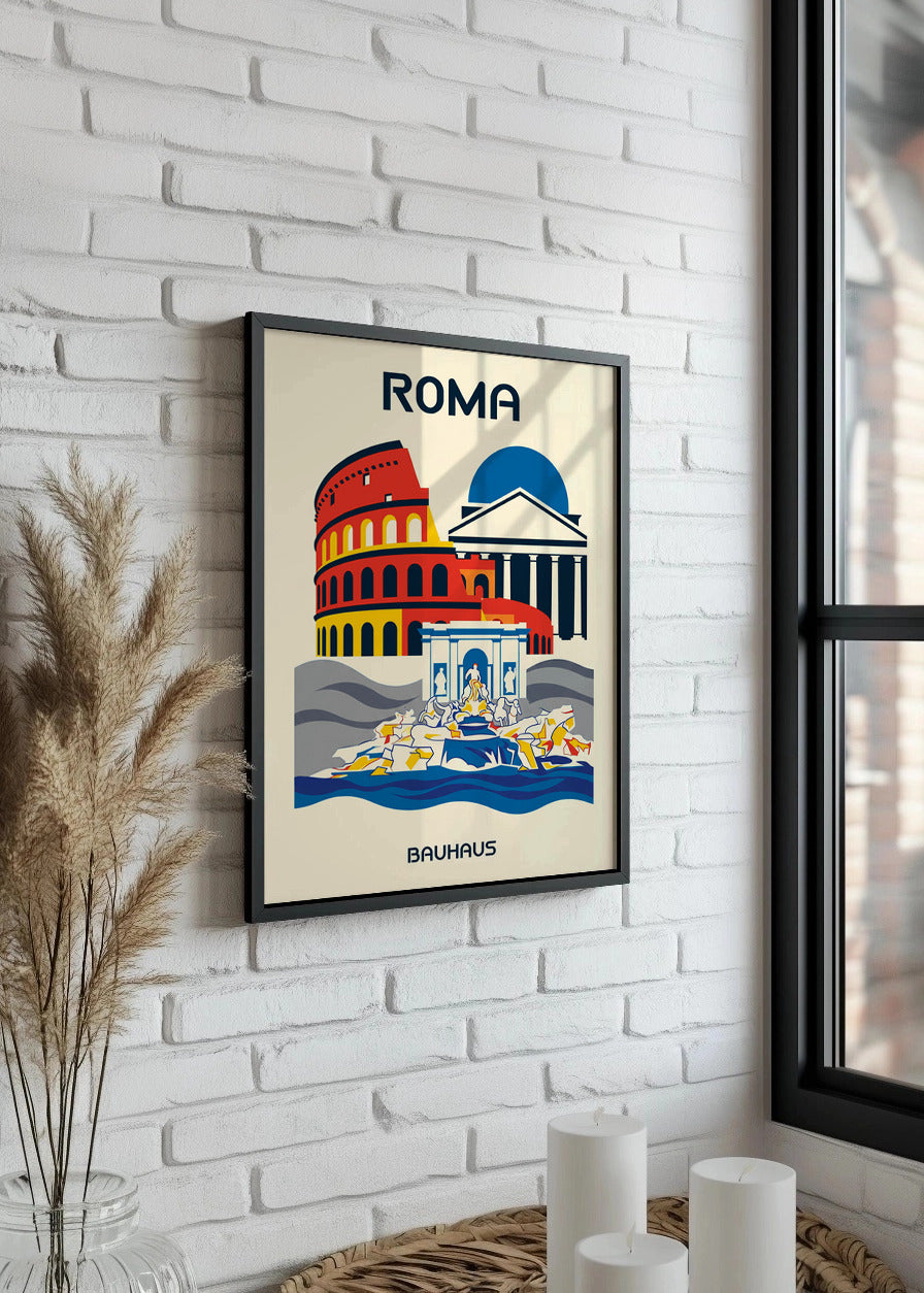 Cuadro Roma Poster Bauhaus