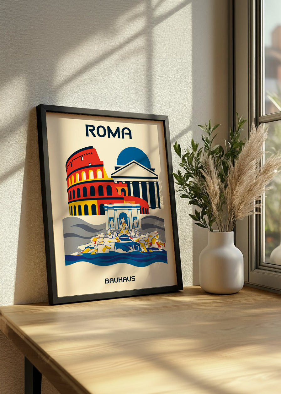 Cuadro Roma Poster Bauhaus