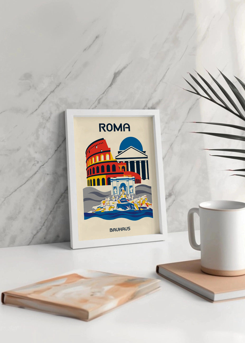 Cuadro Roma Poster Bauhaus