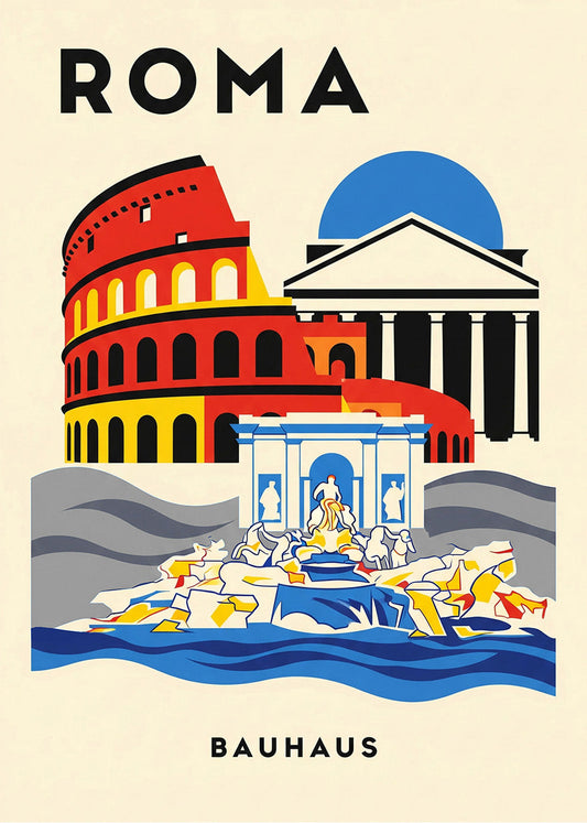 Cuadro Roma Poster Bauhaus