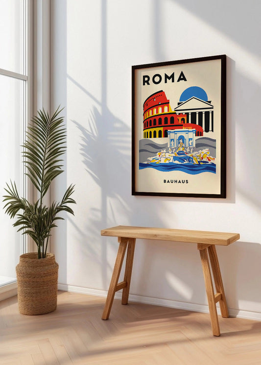Cuadro Roma Poster Bauhaus