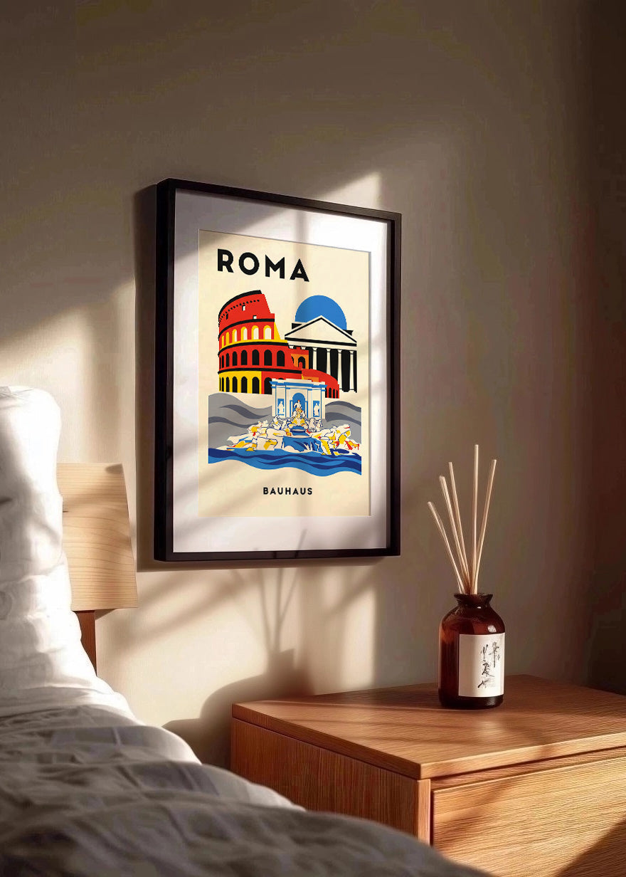 Cuadro Roma Poster Bauhaus