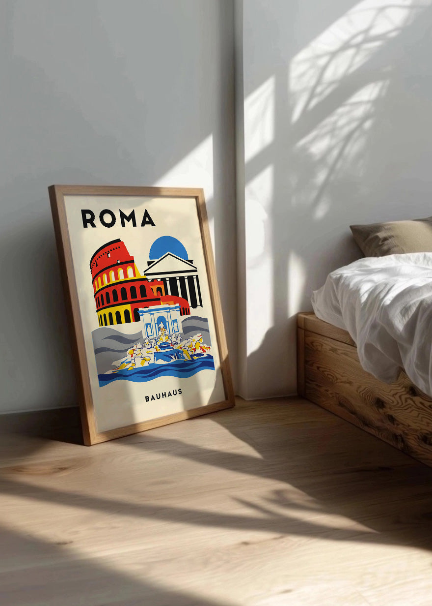 Cuadro Roma Poster Bauhaus
