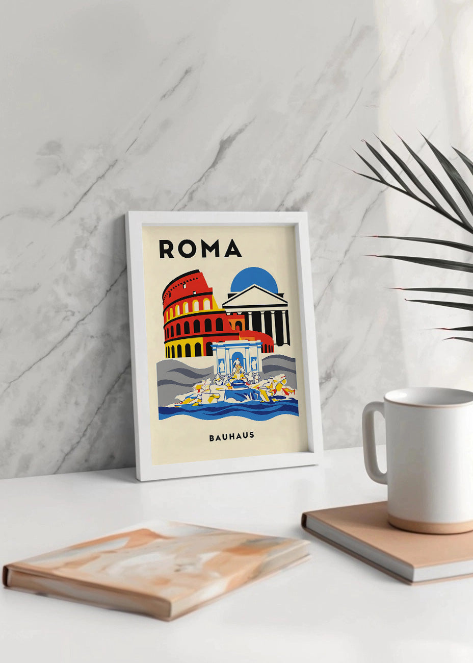 Cuadro Roma Poster Bauhaus