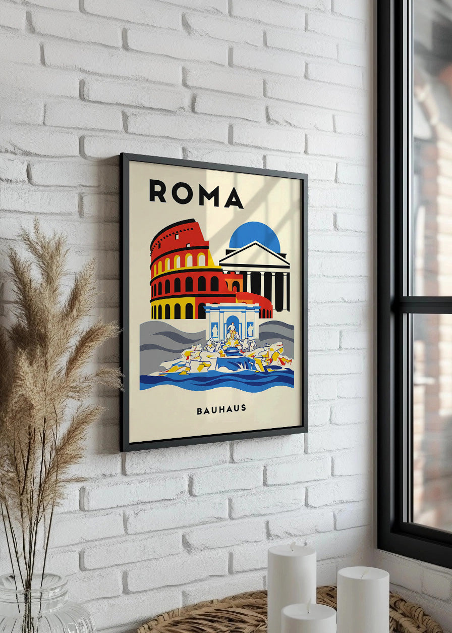 Cuadro Roma Poster Bauhaus