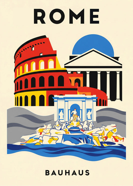 Cuadro Rome Poster Bauhaus