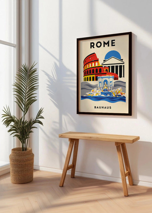 Cuadro Rome Poster Bauhaus
