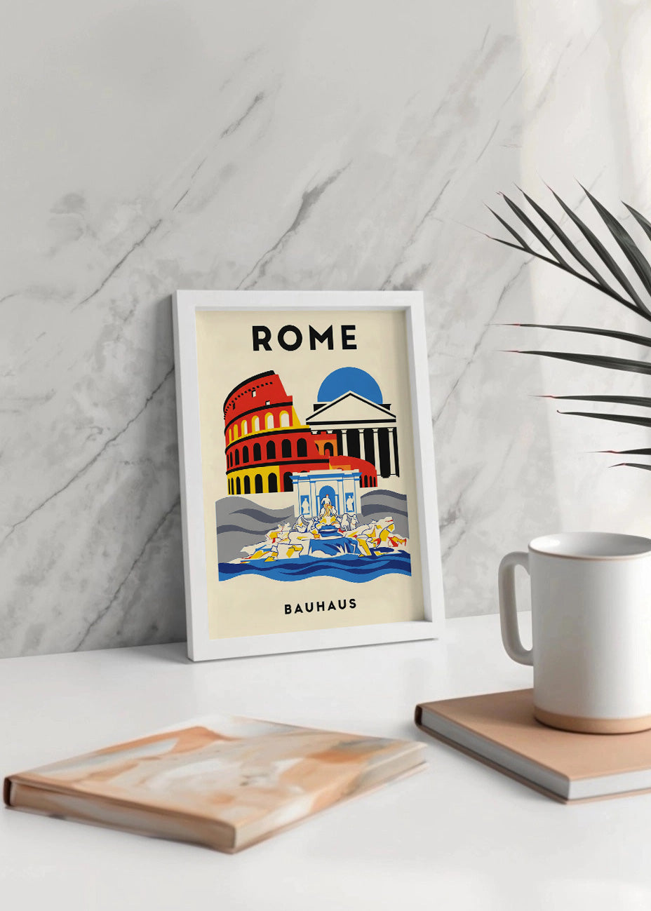 Cuadro Rome Poster Bauhaus
