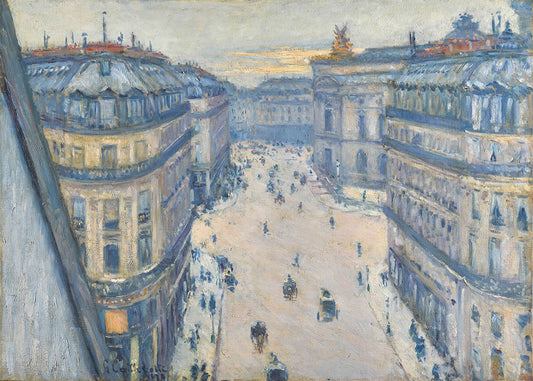 Cuadro Rue Halévy desde un sexto piso (Gustave Caillebotte)