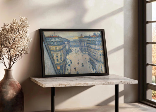 Cuadro Rue Halévy desde un sexto piso (Gustave Caillebotte)