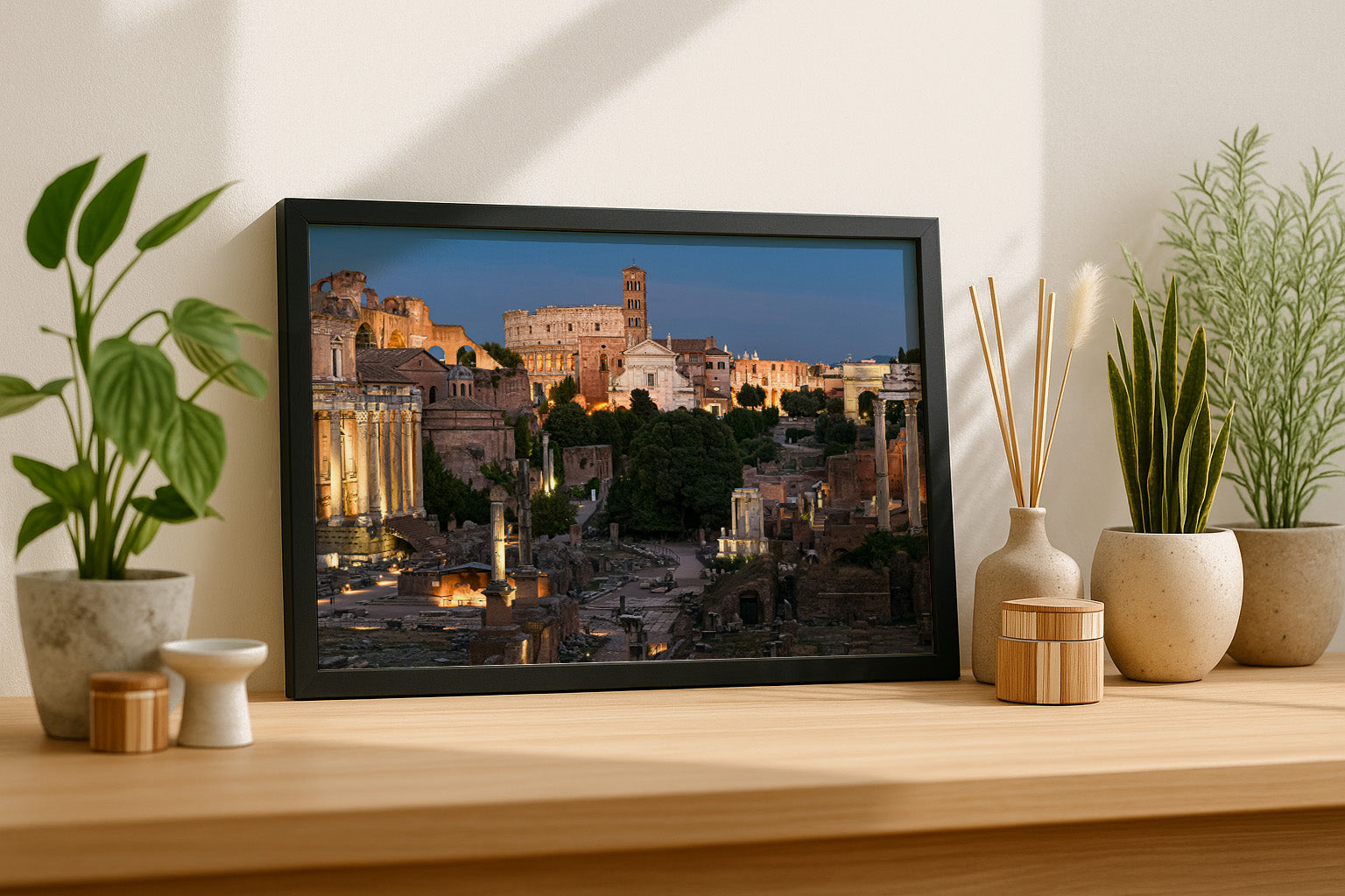 Cuadro de ​Ruinas de foro romano - Fine Artic