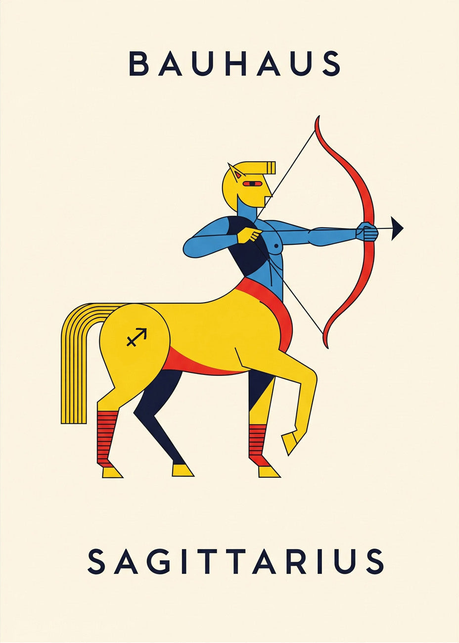 Cuadro Sagitario Bauhaus