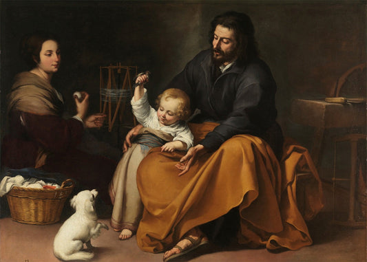 Cuadro Sagrada Familia del pajarito (Murillo)