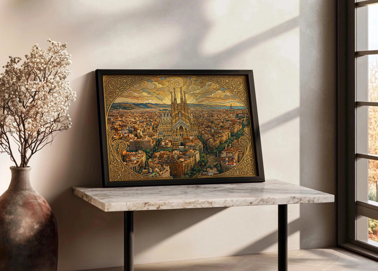 Cuadro Sagrada Familia en Barcelona - Klimt