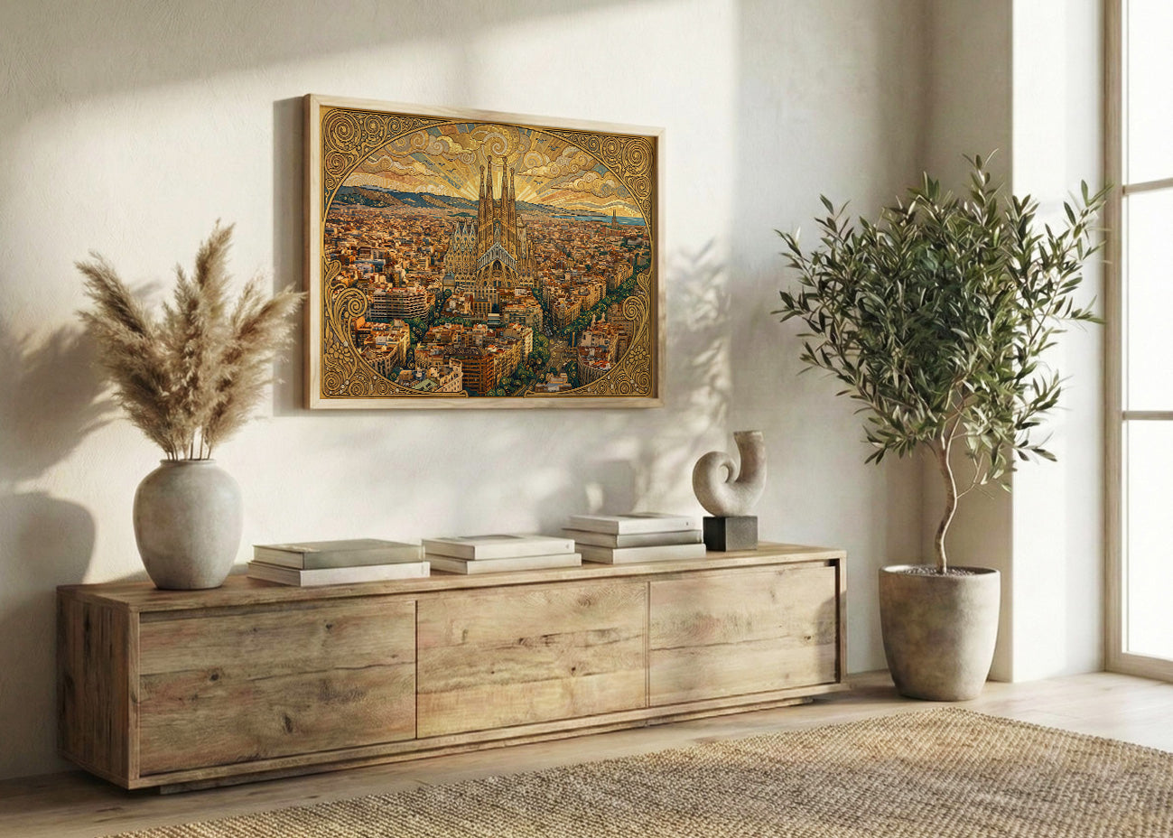 Cuadro Sagrada Familia en Barcelona - Klimt