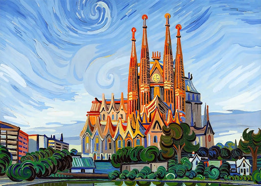 Cuadro Sagrada familia por Van Gogh