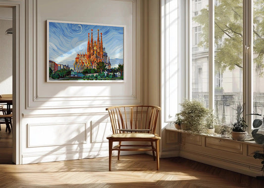 Cuadro Sagrada familia por Van Gogh