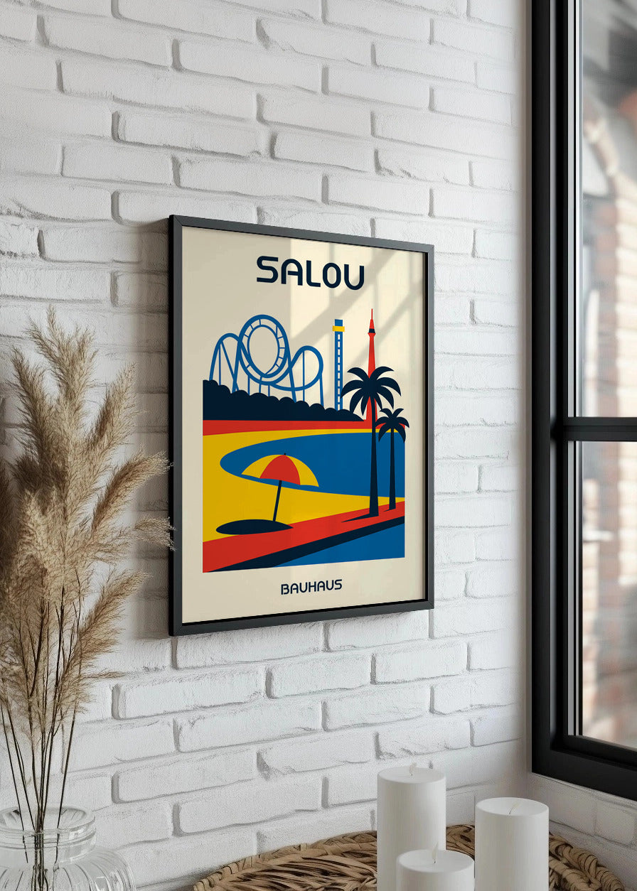 Cuadro Salou Poster Bauhaus