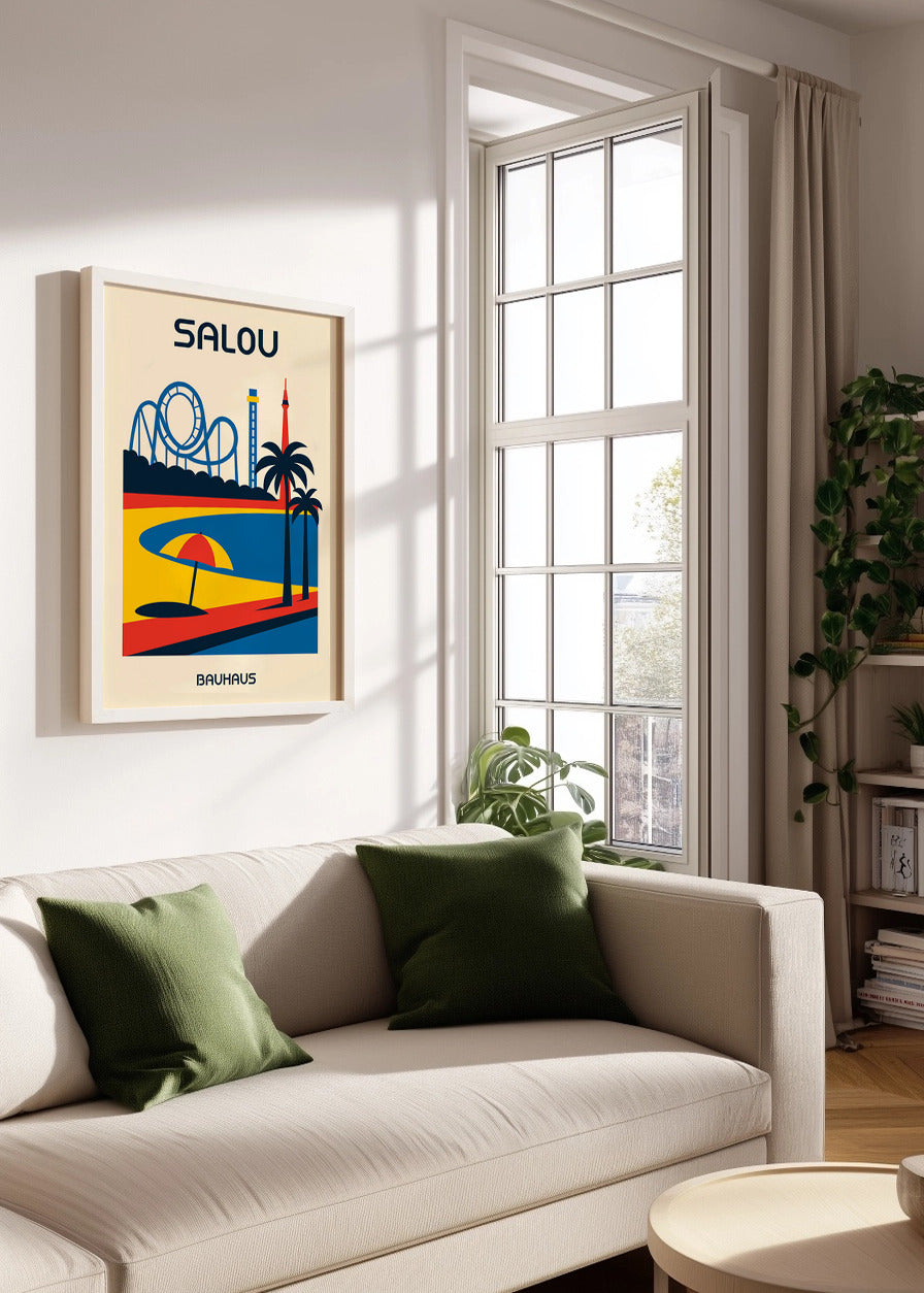 Cuadro Salou Poster Bauhaus