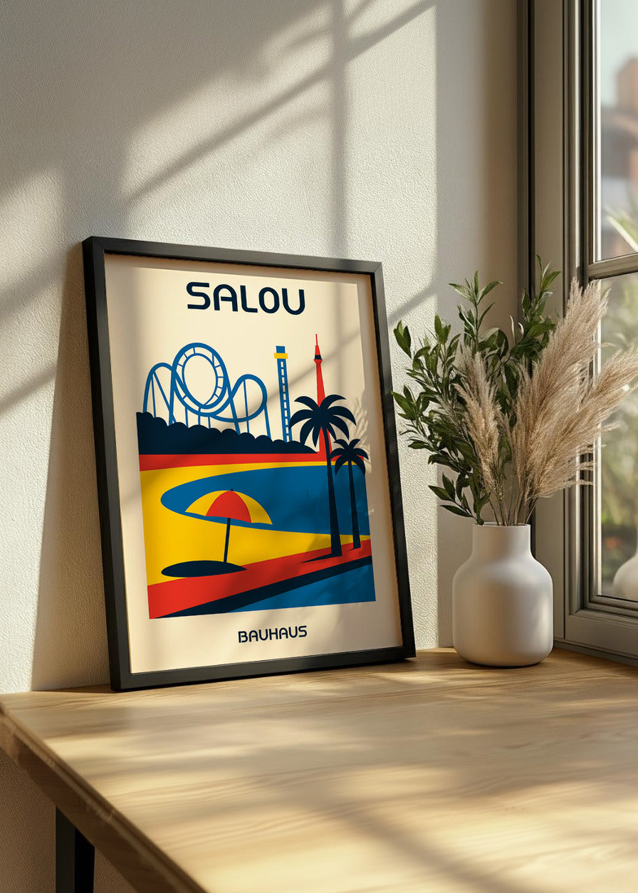 Cuadro Salou Poster Bauhaus