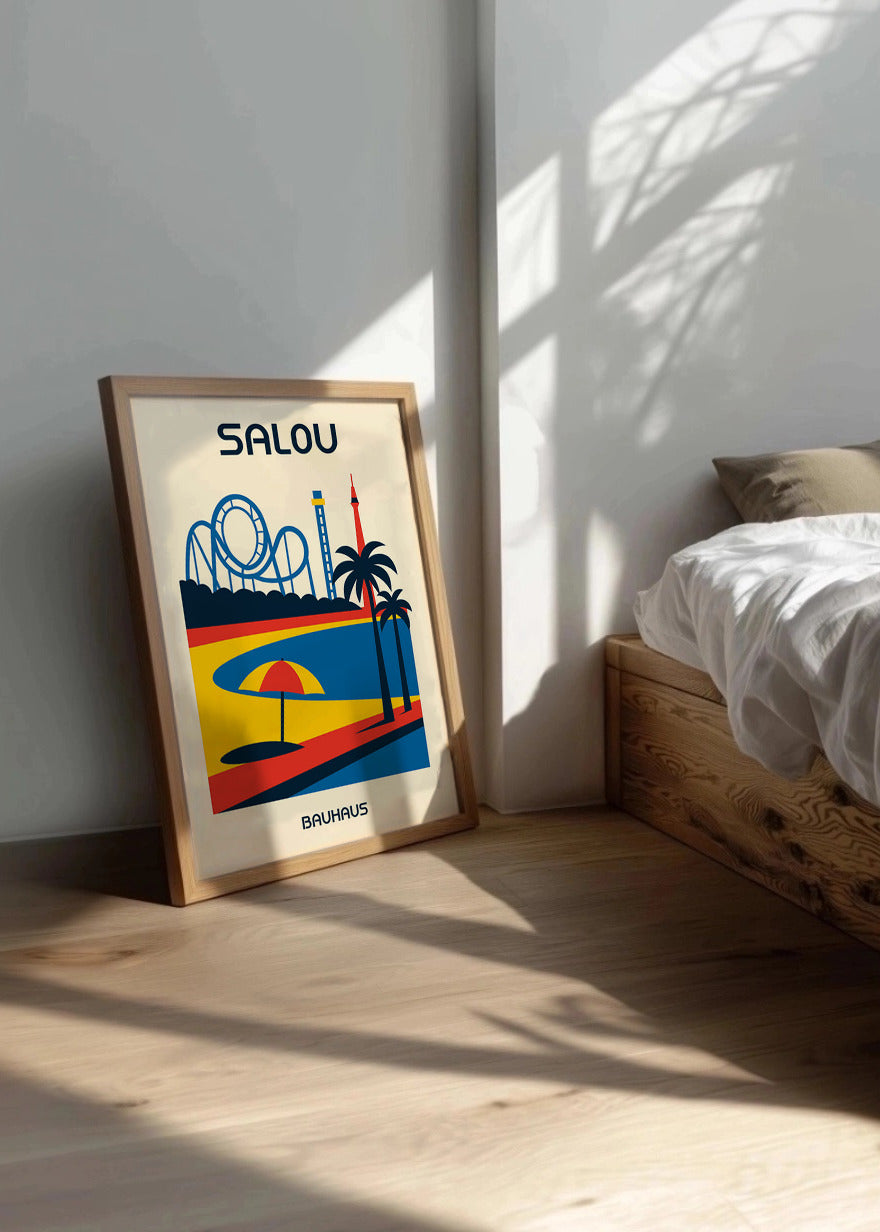 Cuadro Salou Poster Bauhaus