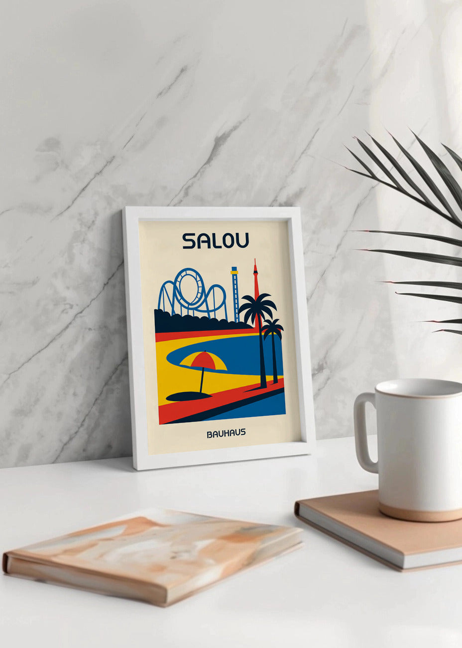 Cuadro Salou Poster Bauhaus