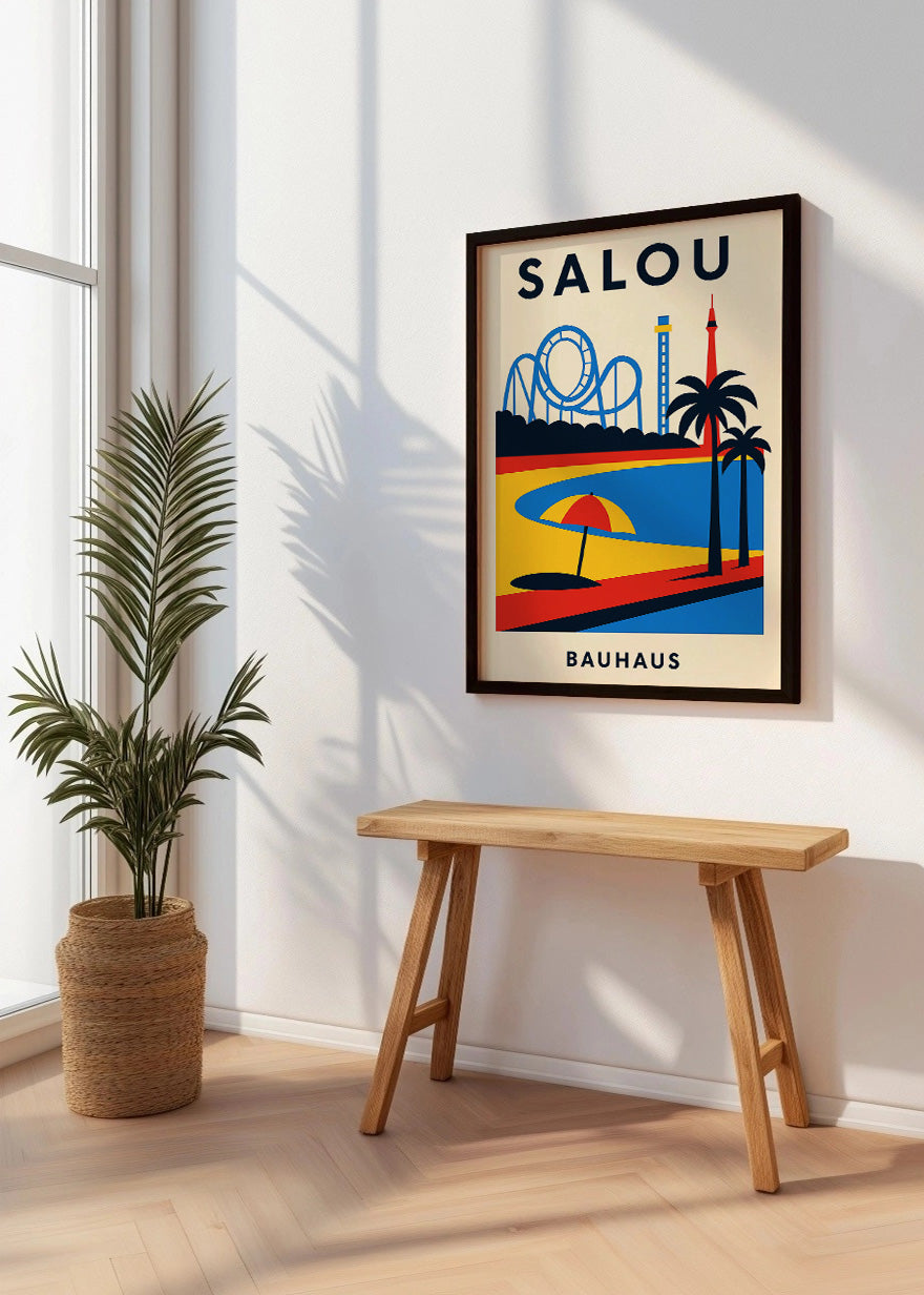 Cuadro Salou Poster Bauhaus
