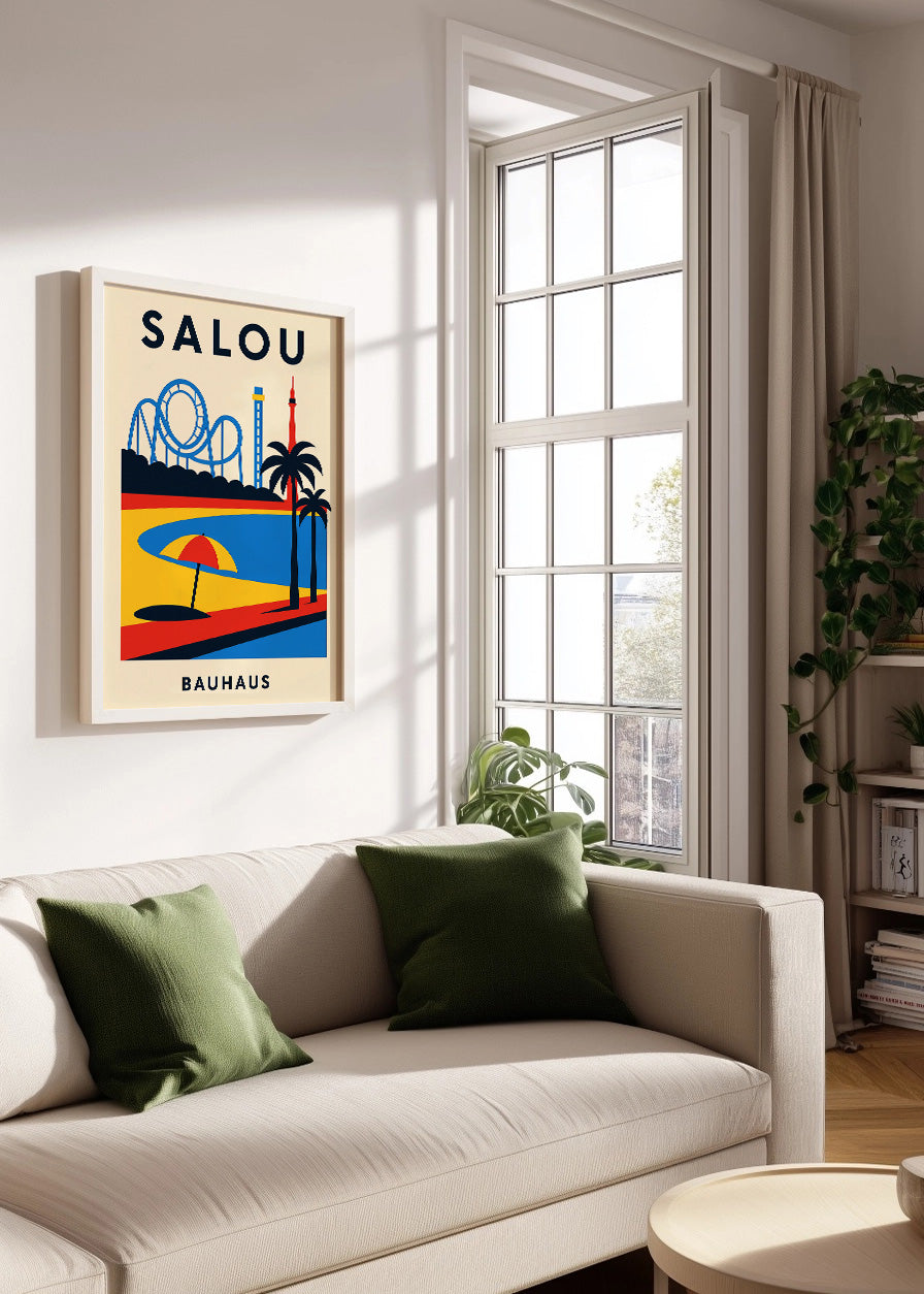 Cuadro Salou Poster Bauhaus