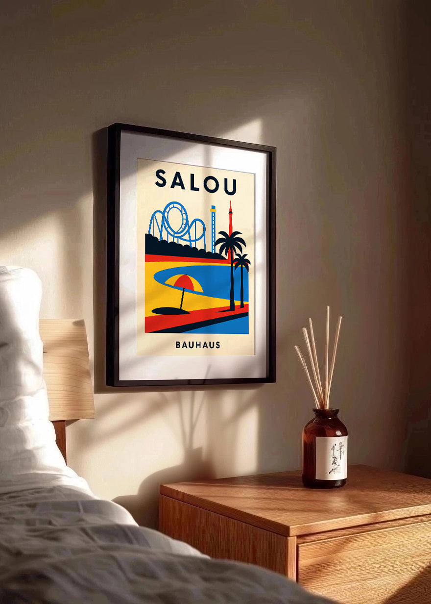 Cuadro Salou Poster Bauhaus