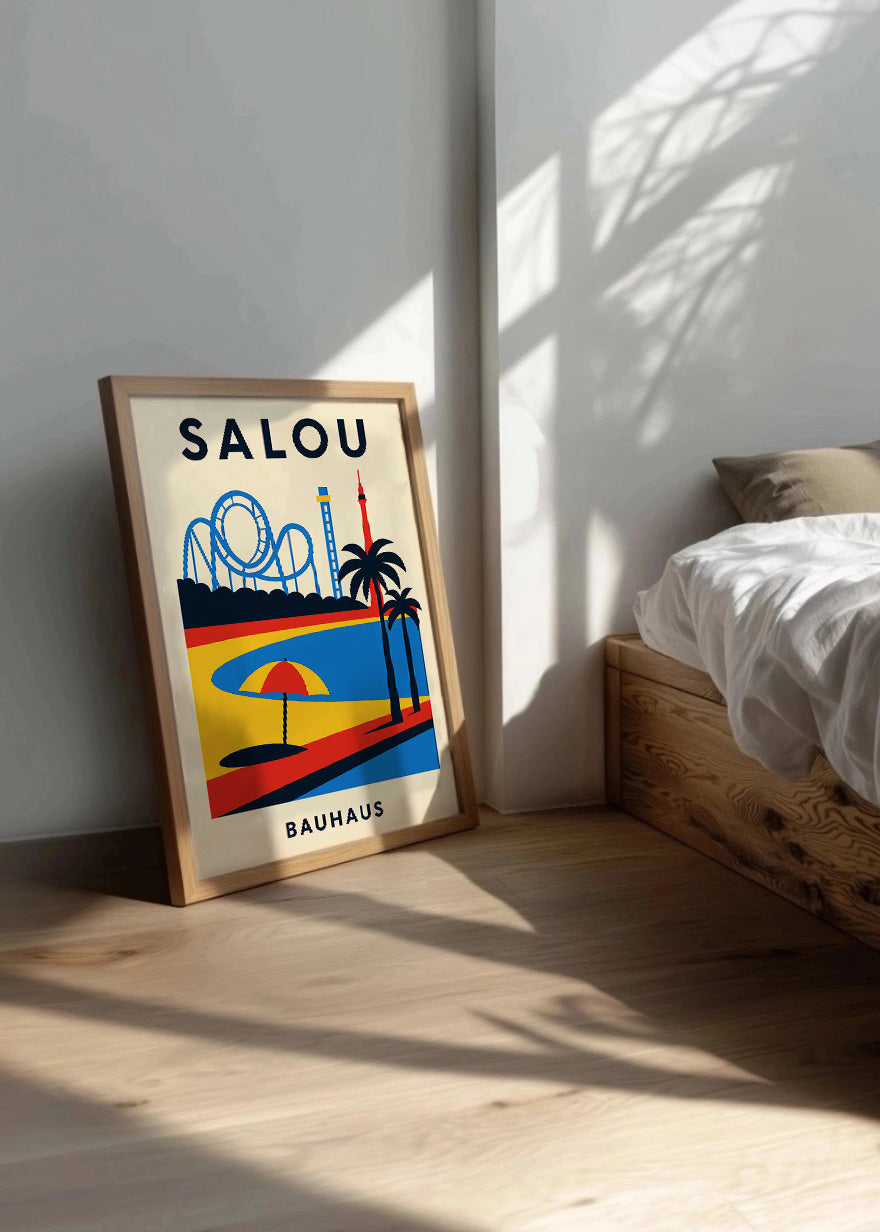 Cuadro Salou Poster Bauhaus