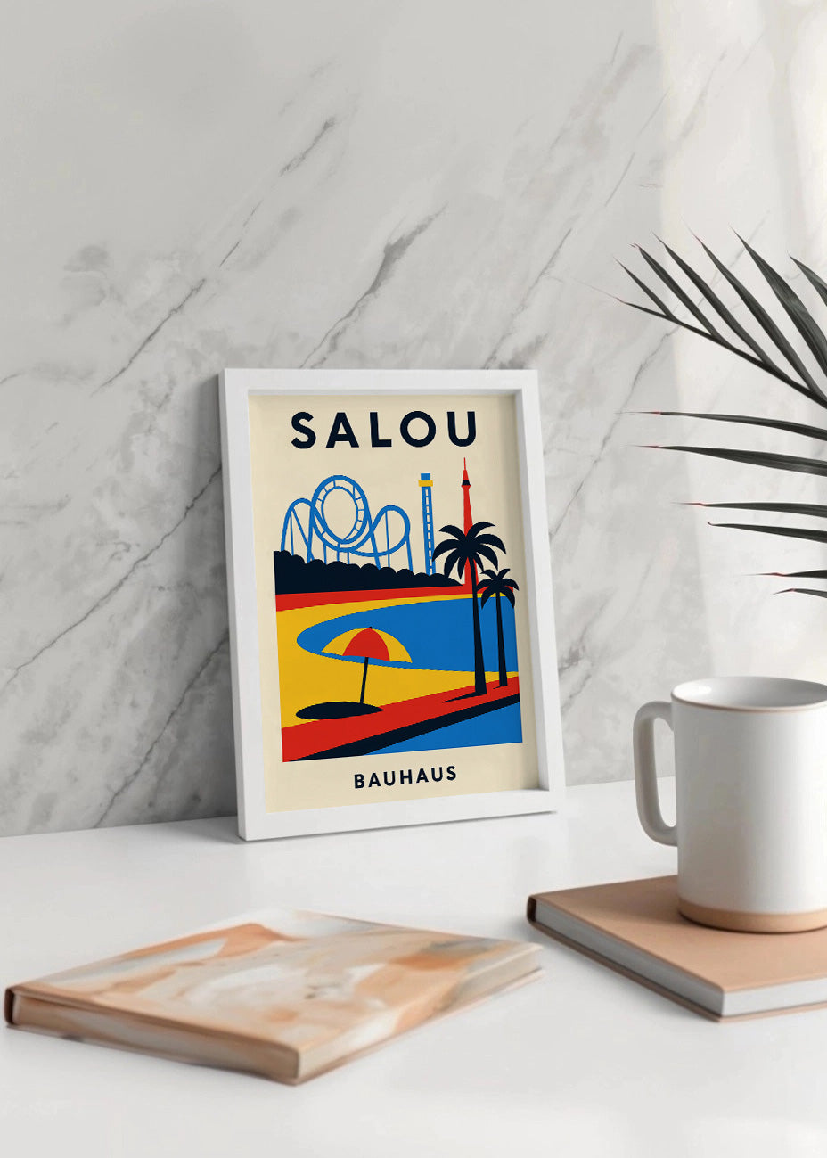 Cuadro Salou Poster Bauhaus