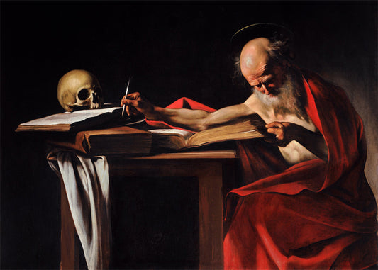 Cuadro ​San Jerónimo escribiendo (Caravaggio)