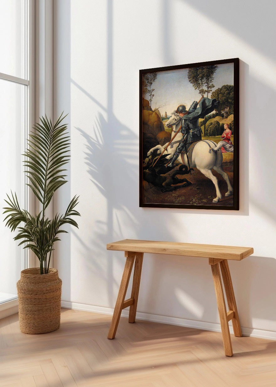 Cuadro ​San Jorge y el Dragón (Rafael)