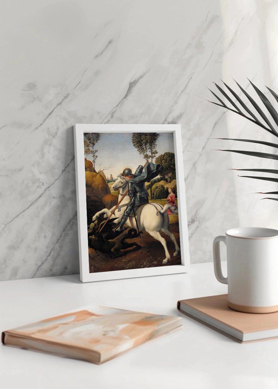 Cuadro ​San Jorge y el Dragón (Rafael)