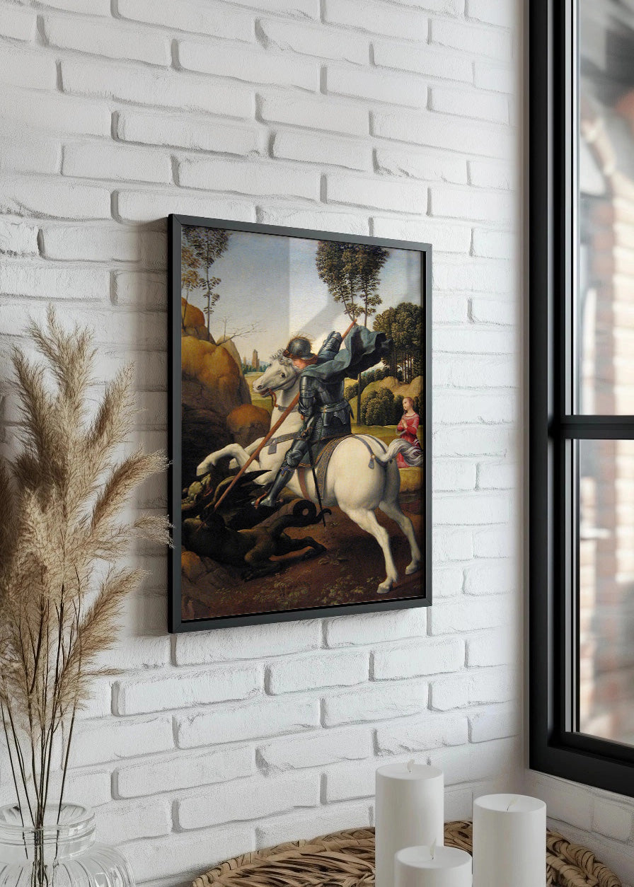 Cuadro ​San Jorge y el Dragón (Rafael)