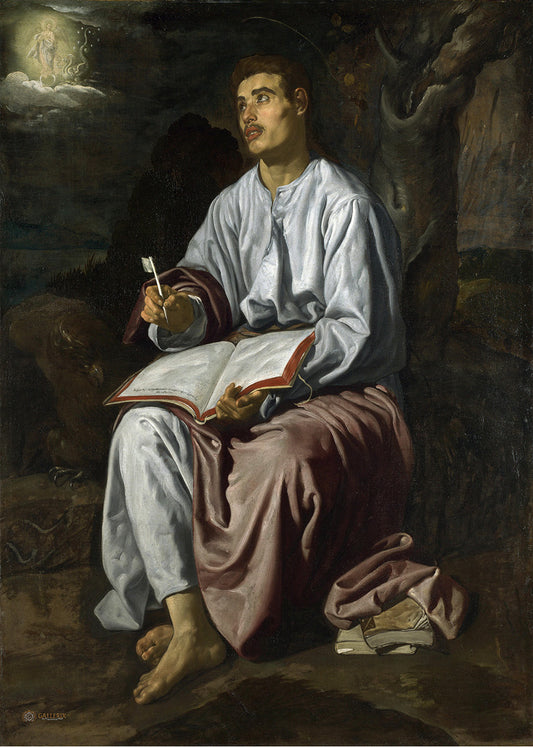 Cuadro ​San Juan Evangelista en Patmos (Diego Velázquez)